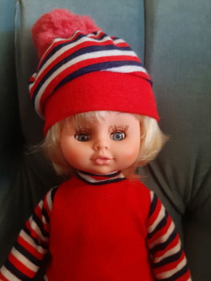 El Greco mechanical doll like new, collectible