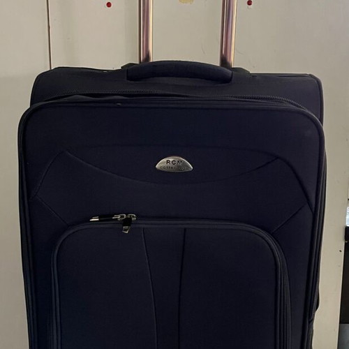 Suitcases used, pack of 9, black and blue