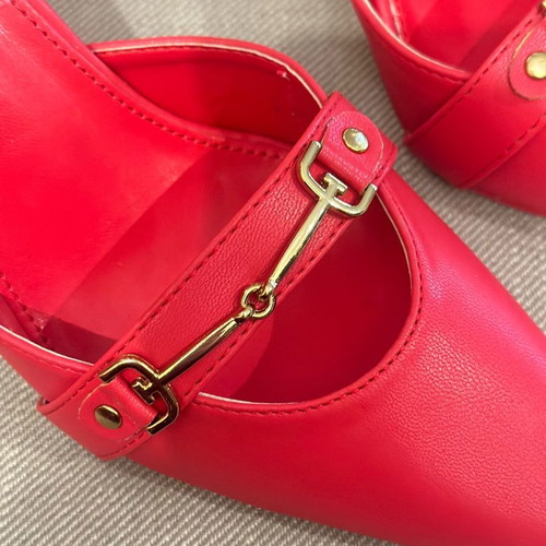 Public Desire red slingback pumps new, size 38