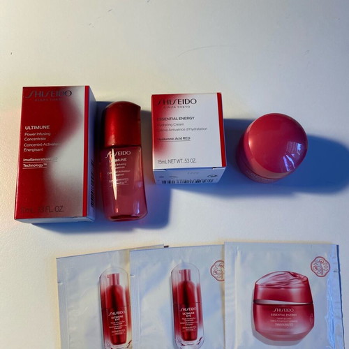Shiseido serum και κρέμα travel size καινούργια