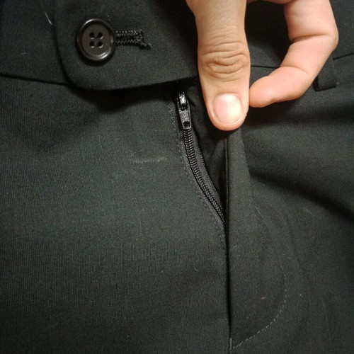 Antonio Miro black men's pants made to order, size XS and S with belt