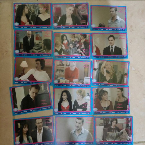 Maria i Aschimi collectible cards like new, 15 cards