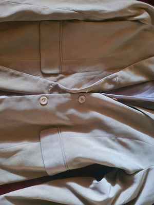 Gianni Rodini suede jacket like new, beige brown