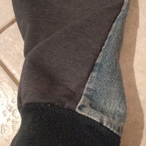 Boys' jeans-sweatpants hybrid used, size 122-128, blue