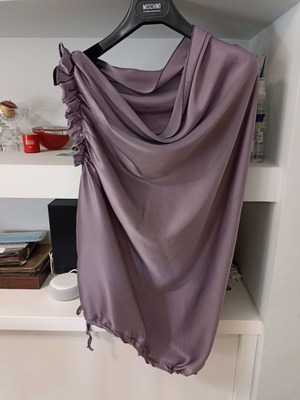 Rococo blouse new 100% silk, small, purple