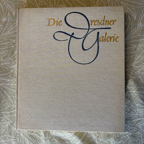 Die Dresdner Galerie – Alte Meister art book like new, German