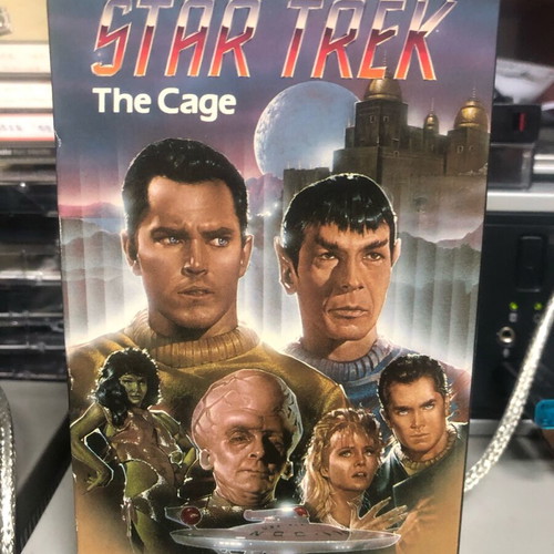 Star Trek The Cage Betamax video cassette used NTSC science fiction