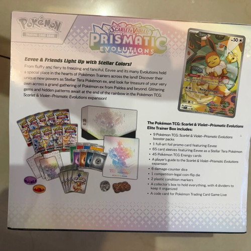 Prismatic Evolutions ETB new