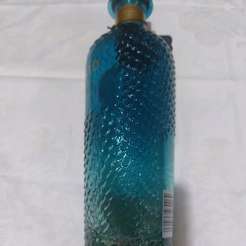 Mermaid Gin bottle used, empty, handmade design