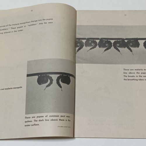 Malaria Control booklet used, 1941 edition