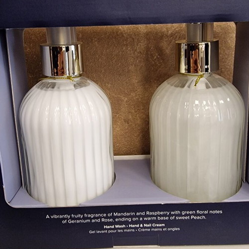 Grace Cole The Luxury Bathing Peony Peach And Raspberry Gift Set new