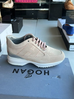 Hogan women's shoes new, sizes 35-36, beige and pink
