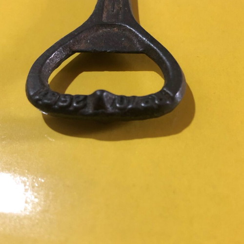 Corona 1920s Cast Iron Bottle Opener used