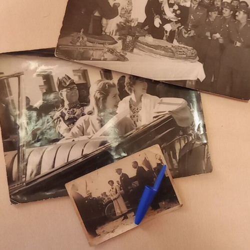 Rare royal photographs used, set of 3 authentic pictures