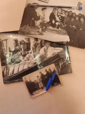 Rare royal photographs used, set of 3 authentic pictures