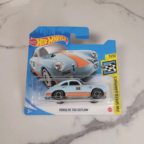 Hot Wheels Porsche 356 Outlaw Blue Gulf 2021 new