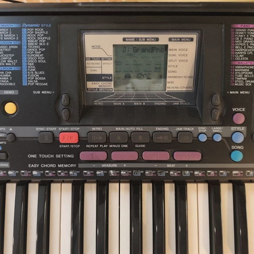 Yamaha PSR-230 keyboard like new with stand