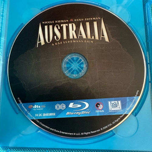 Australia Blu-Ray like new with Greek subtitles and bonus features