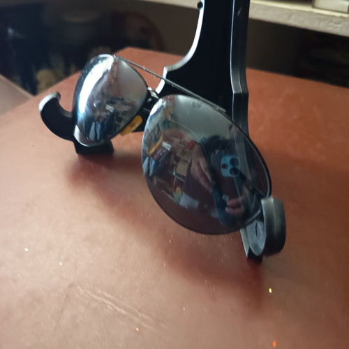 Ray Ban men's sunglasses used, black, needs lens replacement