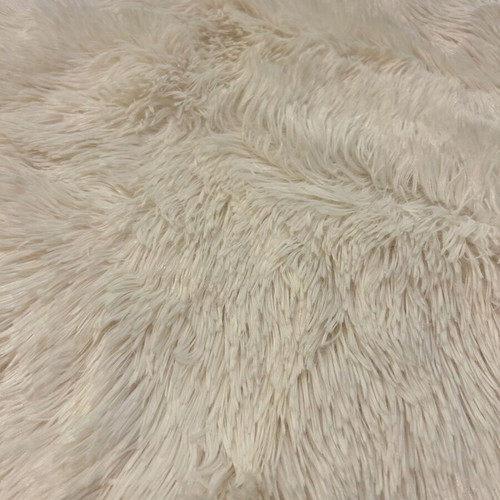 Round rug used, cream/white