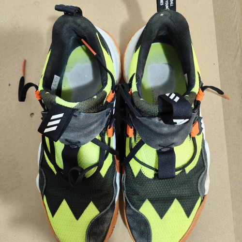 Adidas Trae Young sneakers used, worn sole for outdoor use