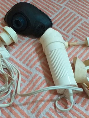 Συλλεκτική ρινική μάσκα Hico Climamaske τύπος 65, μοτέρ 25 W, 220 V, γύρω στα 1960