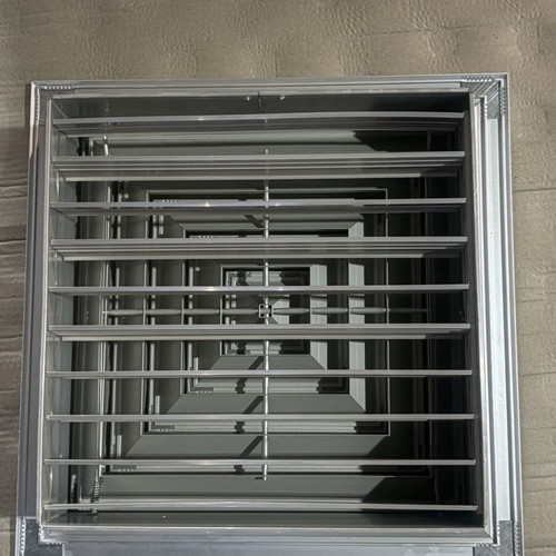 Aluminum Air Vent Outlets used, pack of 50, square, 4-direction