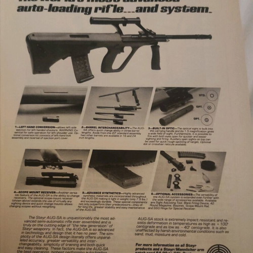 Combat Weapons collectible magazine used, Spring 1986