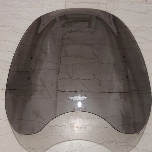 MRA Universal windscreen slightly tinted, new for naked motorcycles without mounts
