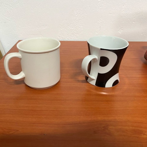 Coffee mugs used, set of 2