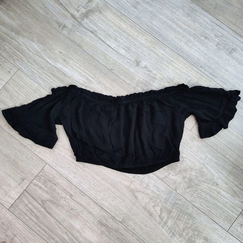 Elastic black top, one size