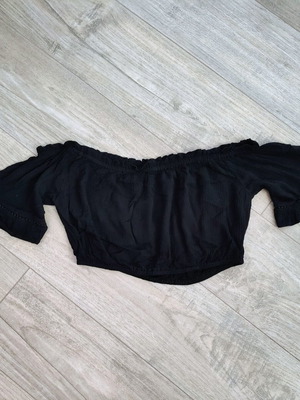Elastic black top, one size
