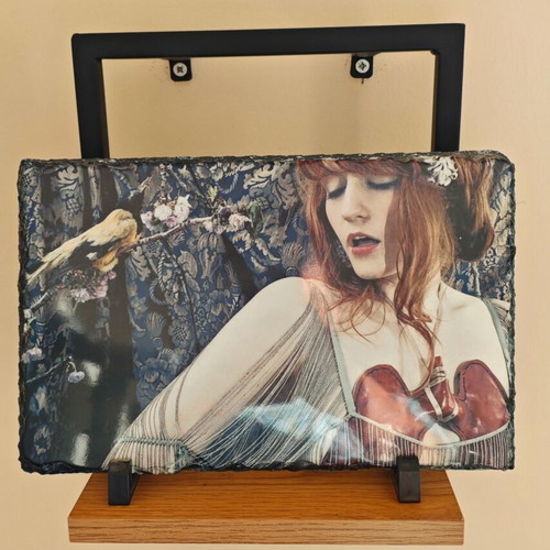 Florence + The Machine Lungs 10th Anniversary image on stone plate like new
