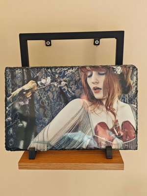 Florence + The Machine Lungs 10th Anniversary image on stone plate like new
