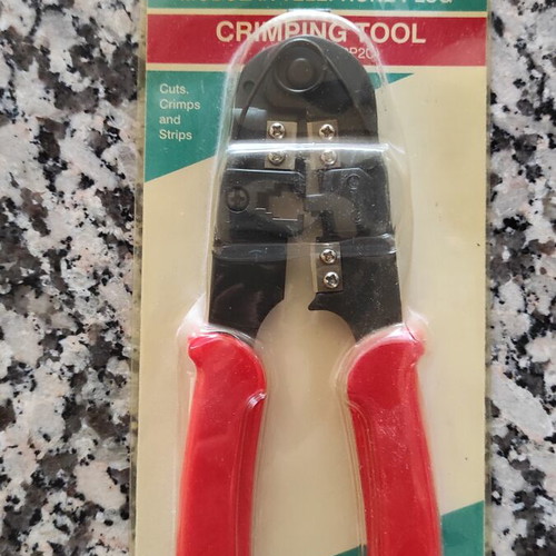 Telephone press for 6p phone plug, cutter and stripper, new