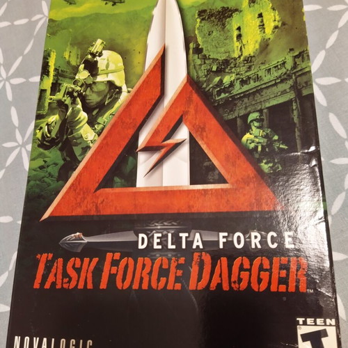 Delta Force Task Force Dagger PC game like new, action
