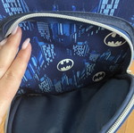 Batman kindergarten trolley bag with glow-in-the-dark details