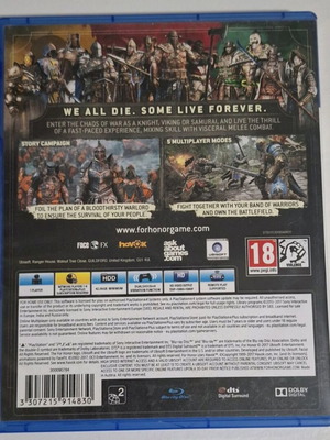For Honor PS4 game used