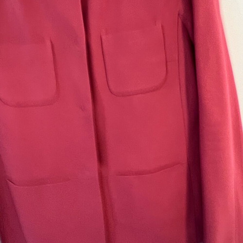 Strenesse women's jacket, fuchsia pink, collarless, minimalist design