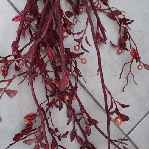 Plastic decorative plants used, branches