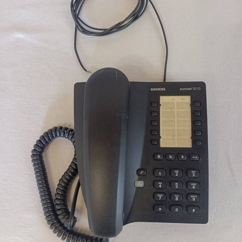 Siemens Euroset 5010 Wired Landline Phone like new, black