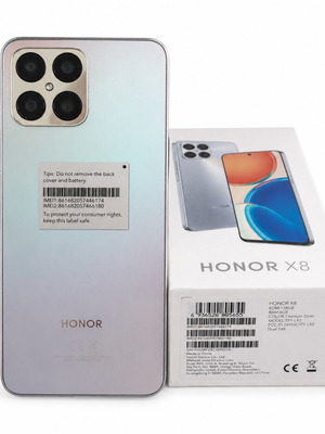 Honor X8 κινητό 128GB σαν καινούργιο, dual SIM, γκρι