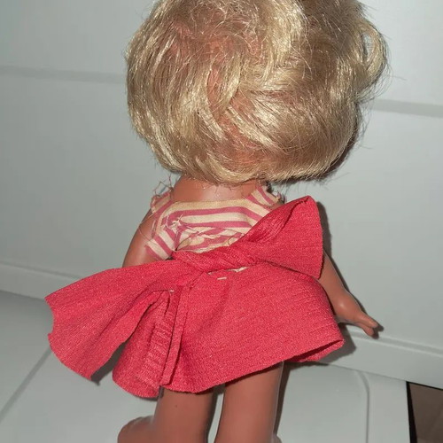 Anime doll vintage collectible used, made in Japan, medium size