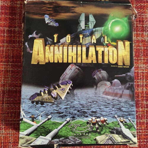 Total Annihilation PC CD game μεταχειρισμένο, 2 δίσκοι, 1997