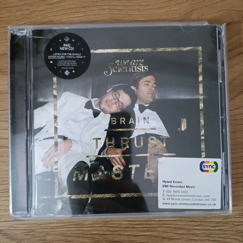 We Are Scientists Brain Trust Mastery CD used, case cracked