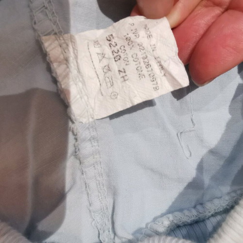 Fabric pants M/L like new, blue