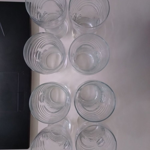 Pepsi glasses new, pack of 8, 16 cm height