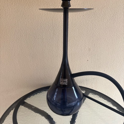 Hookah like new blue with glass damage