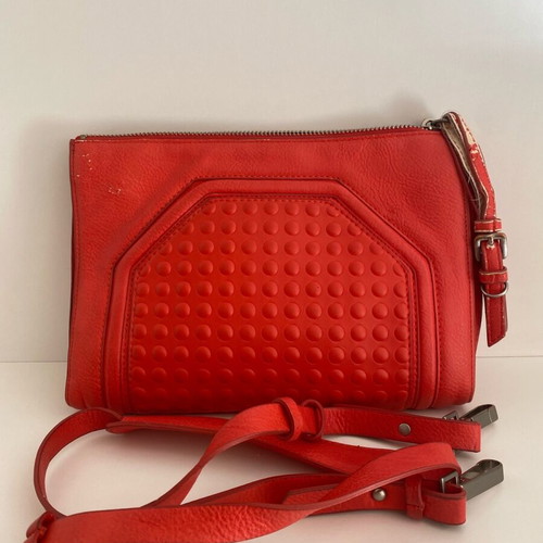 Zara red crossbody bag used with two straps