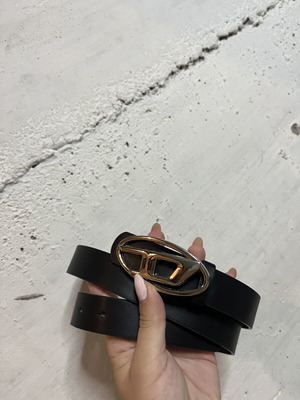 Diesel belt unisex used, black, 110 cm
